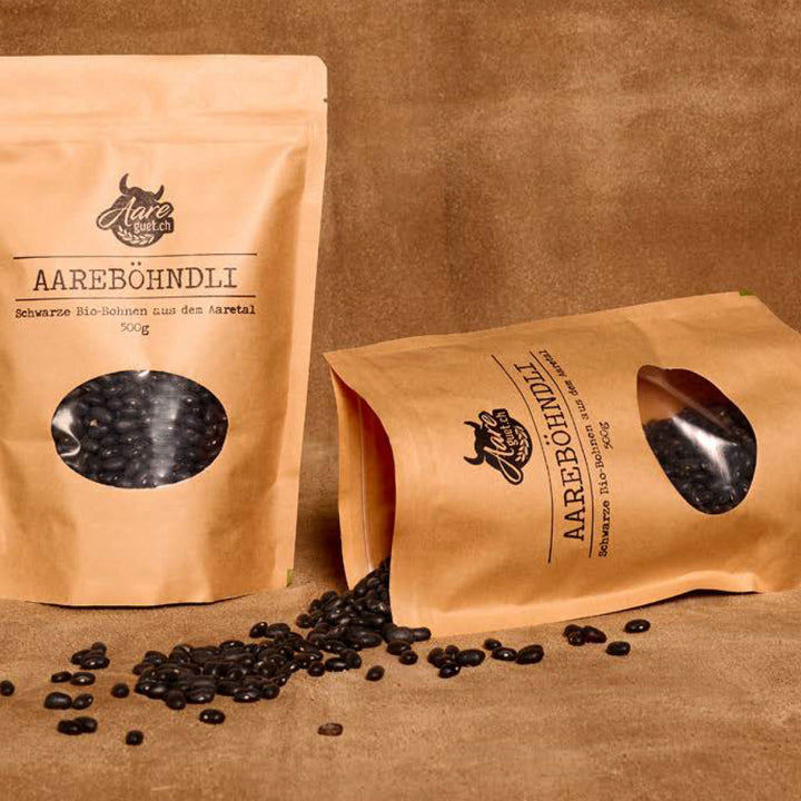 Aareböhndli – schwarze Bio-Bohnen, 500 g